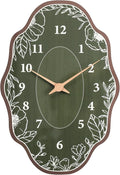 Mid Century Retro Irregular Shape Wall Clock, Silent Non-Ticking Battery by SCOAGE