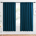 NICETOWN 2 Panels Blackout Curtains, Rod Pocket Window Curtains Room Darkning by NICETOWN