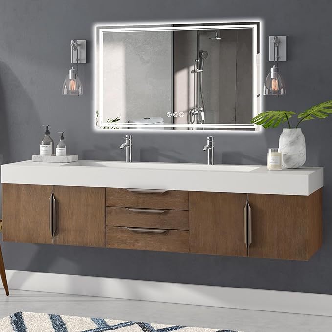 Ratsamee 55x36 Inch Led Mirror for Bathroom - Image 2
