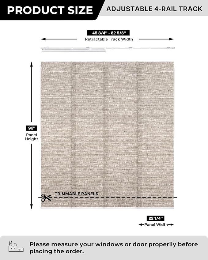Lazblinds Adjustable Vertical Blinds - Image 2