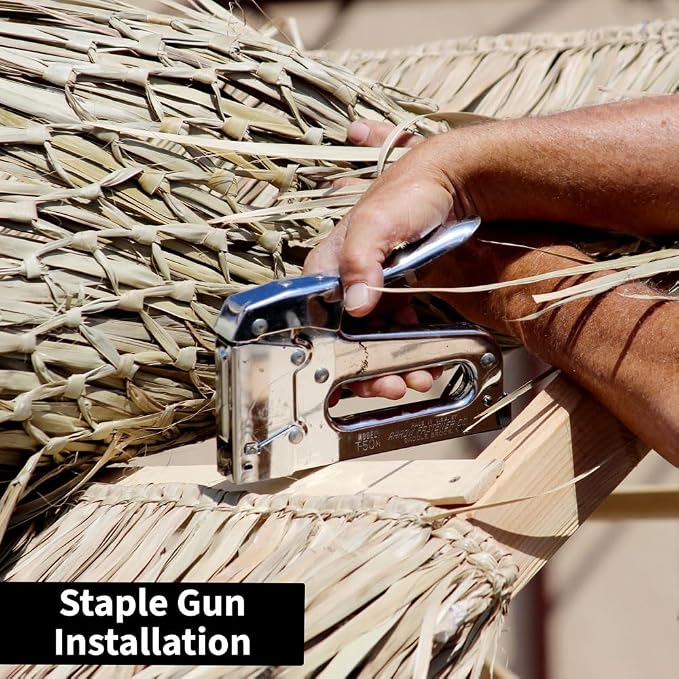 Forever Bamboo Mexican Palm Thatch Roof Runner Roll - Image 7