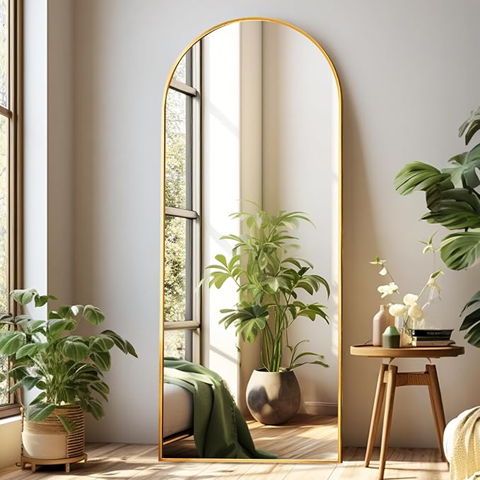 Dewfig Arched Full Length Mirror, Full Body Mirrors by YourSpacePerfectlyReflected