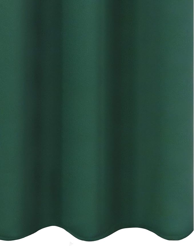 LEMOMO Dark Green Bedroom Blackout Curtains/38 x 63 Inch Long/Set of 2 Curtain - Image 9