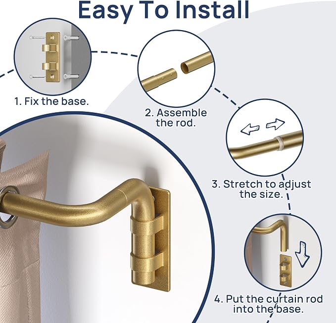 ENJOYBASICS Blackout Curtain rod - Image 4