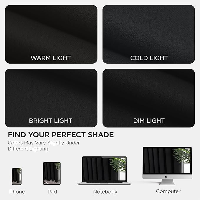 Joydeco Blackout Patio Sliding Door Curtains 84 Inches Long, Grommet Privacy - Image 10
