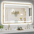 55x36 Inch LED Bathroom Mirror by Briivuemodernmirrors