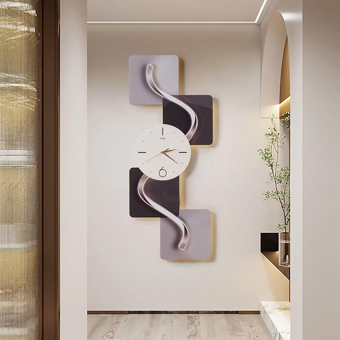 homary 39.4" Silent LED Wall Clock by Homary