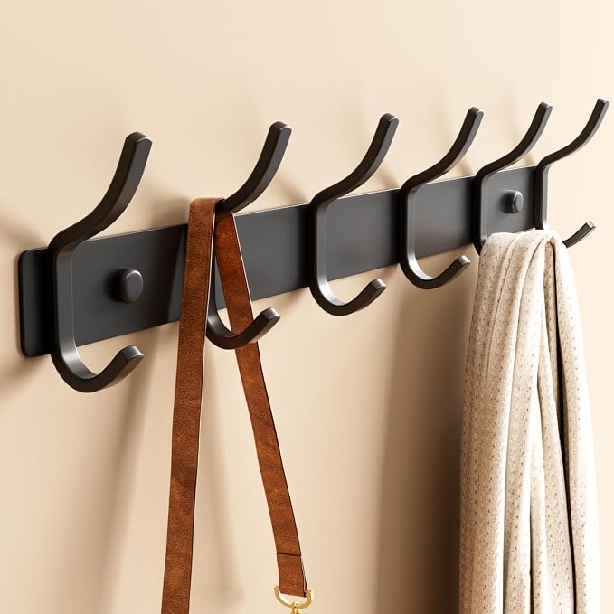 GWAAZXGZ Black Coat Rack Wall Mount by GWAAZXGZ