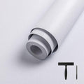 Abyssaly White Wallpaper Peel and Stick 118"X17.7" Contact Paper by Abyssaly