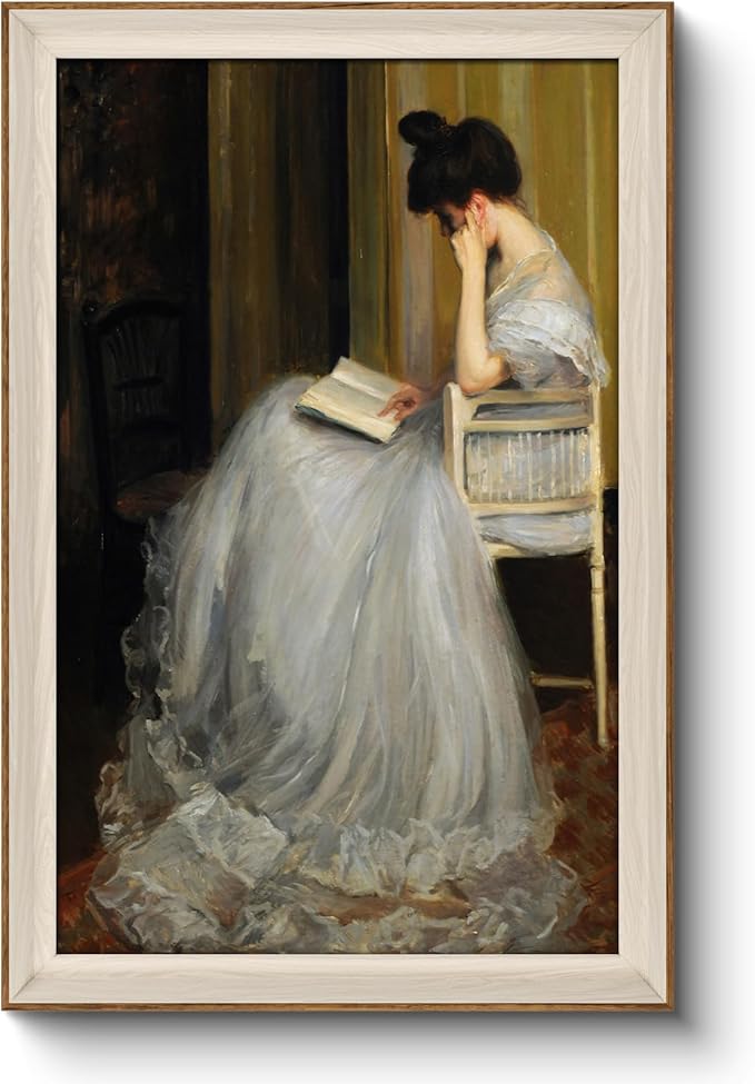 VIYYIEA Framed Canvas Wall Art, Woman Portrait Large Wall Art by VIYYIEAART