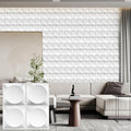 Heikki 30 Pack 3D Wall Panel for Interior Wall Décor, PVC Flower Textured Wall by YourBestChoices