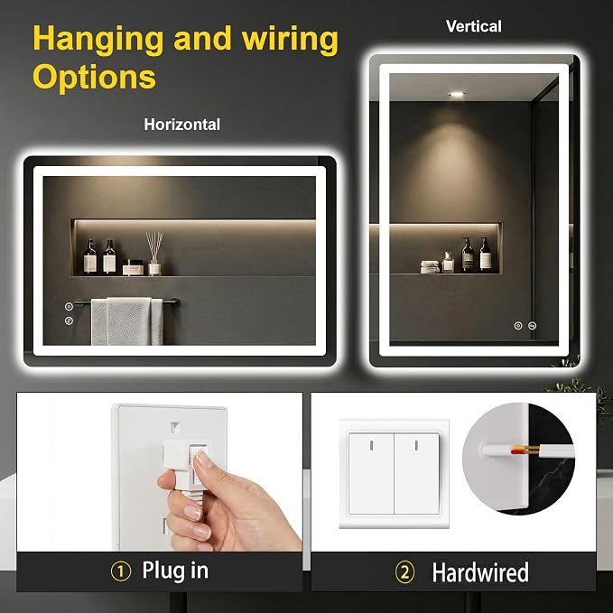 LED Bathroom Mirror with Lights - Image 8