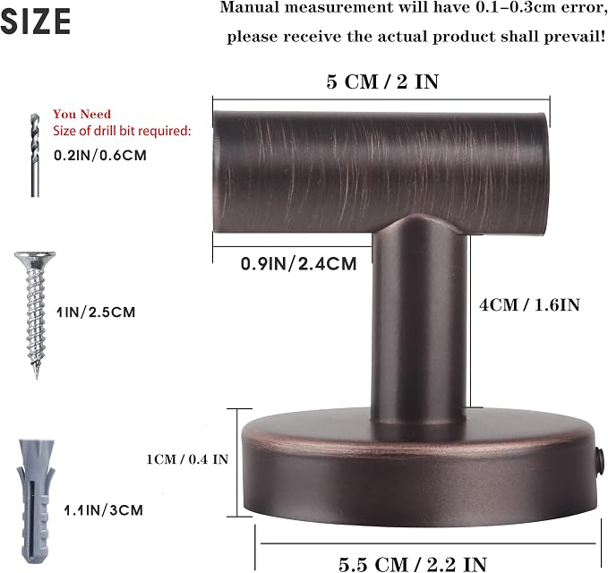 Bathroom Robe Towel Hooks Coat Wall Hook Stainless Steel Heavy Duty Door Hanger - Image 2