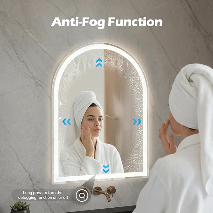 Sweetcrispy 20"×28" LED Bathroom Mirror - Image 4