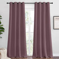 NICETOWN Dry Rose Blackout Curtains 120" Long by NICETOWN