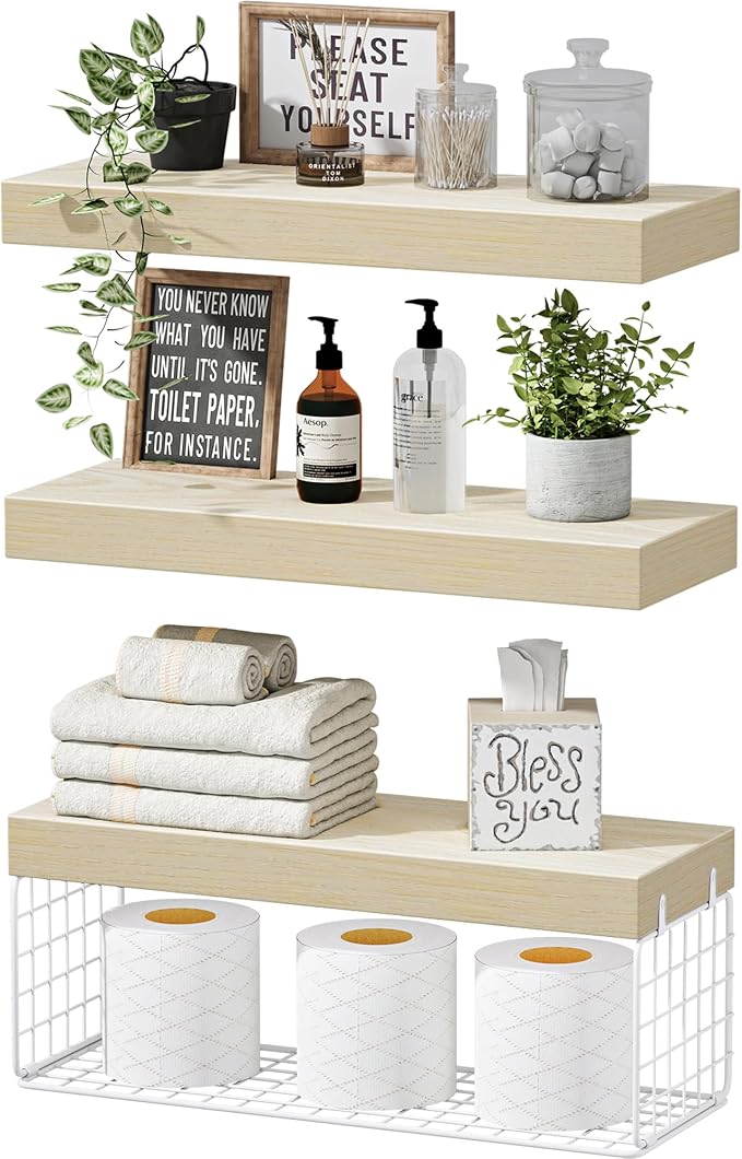 QEEIG Bathroom Shelves Over Toilet by QEEIG