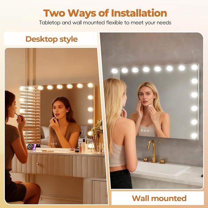 ZL ZELing Vanity Mirror Makeup Mirror - Image 3