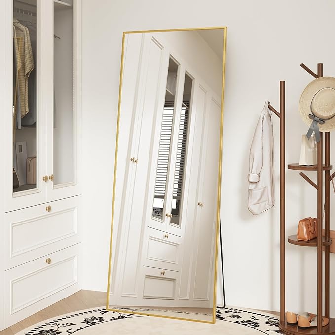 Sweetcrispy 56"x21" Full Length Mirror, Leaning or Standing Full Body Mirror by Sweetcrispy