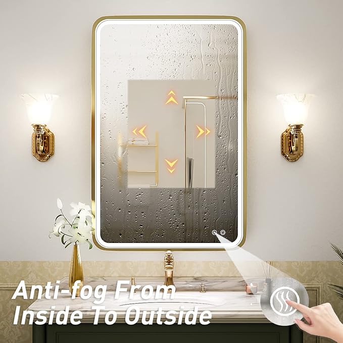 36x24 Inch LED Bathroom Mirror - Image 5