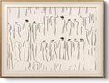 VIYYIEA Framed Wall Art for Living Room, Sketch Canvas Prints, Minimalist Home by VIYYIEAART