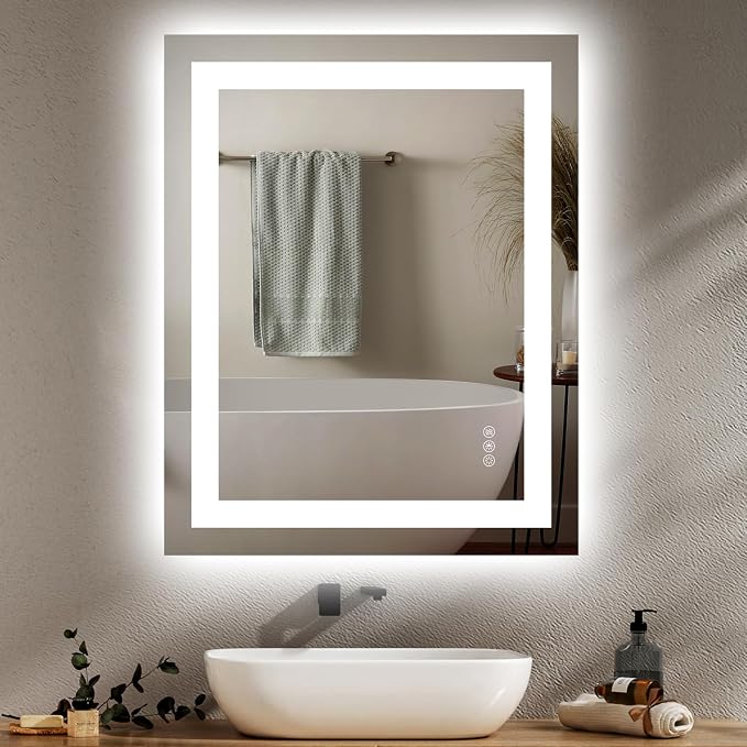 Hivone 24X30 LED Bathroom Mirror by Hivone