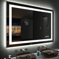 LOAAO 48"X40" LED Bathroom Mirror by LOAAO
