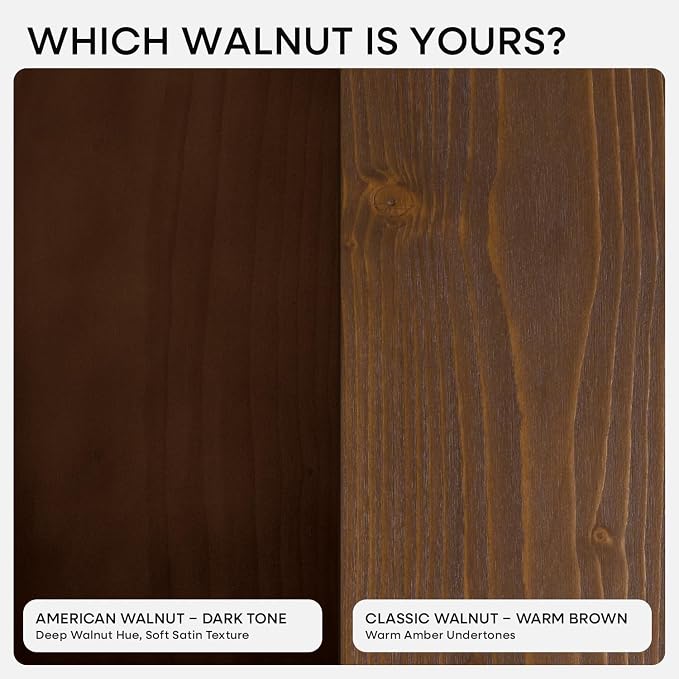 Homeforia Classic Walnut 60 inch Floating Shelf, High End Solid Real Wood Small - Image 7