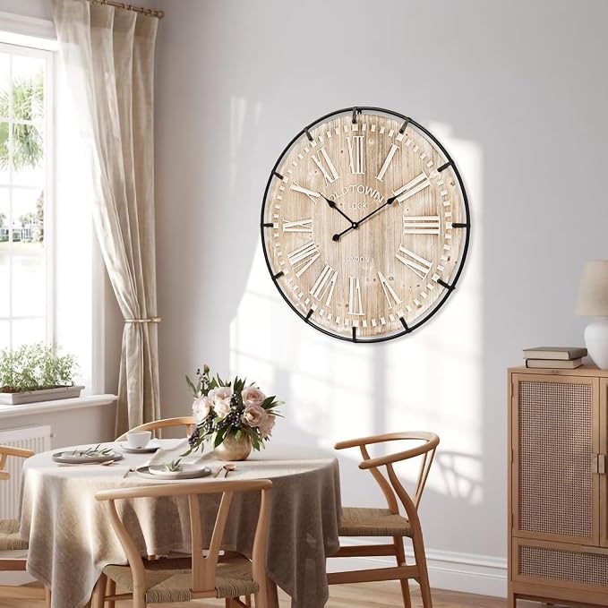 EMAX HOME 30 Inch Extra Large Wall Clock - Image 6