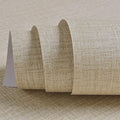 TANONE Khaki Contact Paper Peel and Stick, Grasscloth Beige Wallpaper Self by TANONE