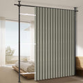 100% Blackout Room Divider Curtains Sets Grey W100 x L84 in 1 Panel No Drill by AJAZZ
