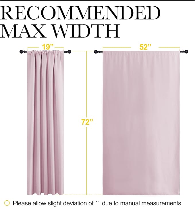 NICETOWN Blackout Curtains for Girls Room - Image 7