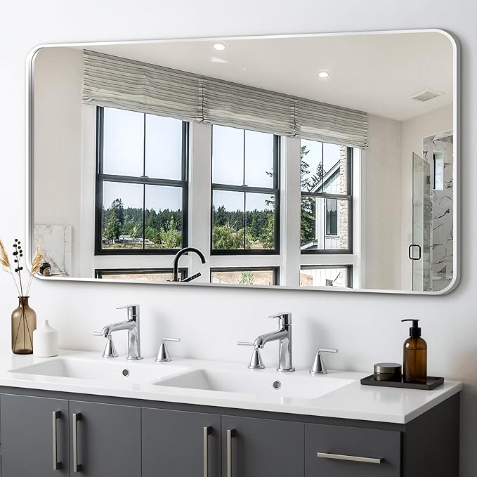 Delma Bathroom Vanity Mirror, High-Definition Bathroom Mirror, Versatile by Delma