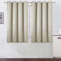LEMOMO Light Beige Thermal Blackout Curtains/52 x 54 Inch/Set of 2 Panels Room by Lemomo