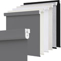 SUNOFF No Drill Tools Cordless Blackout Roller Shades Blinds by SUNOFF
