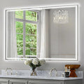 Ratsamee 48x30 Inch LED Bathroom Mirror by RATSAMEE
