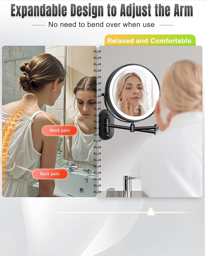 Wall Mounted Makeup Mirror - Image 4
