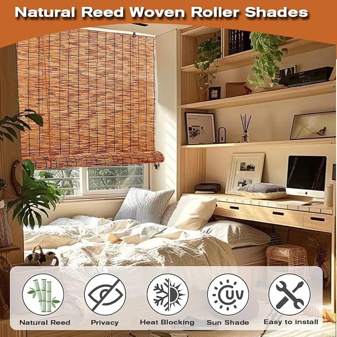 Patio Shades from Bamboo Outdoor Roll up Shades - Image 5