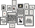 ANERZA 16 PCS Black and White Wall Art Decor, Matisse Abstract Gallery Wall by ANERZA