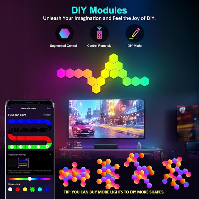 Kangtaixin Hexagon LED Lights 20 Pack - Image 5