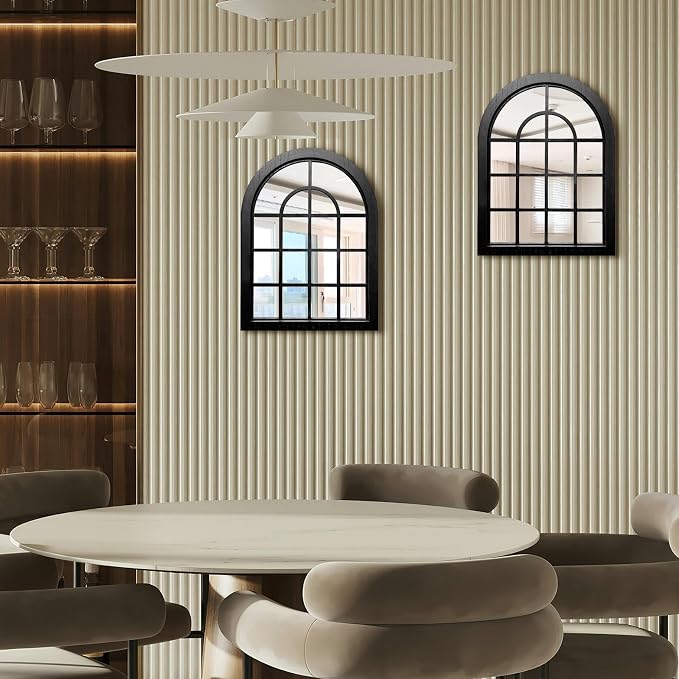 ZEXUIRU 2 Set. Rustic Wall Mirrors - Image 2
