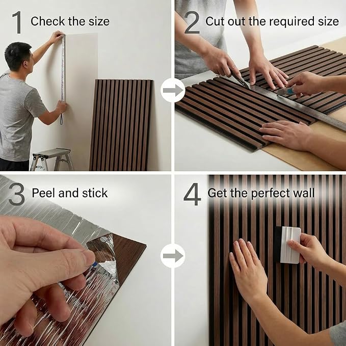 3D Wall Panels Peel and Stick – 15.74" x 118" PVC Faux Texture Wall Covering - Image 5
