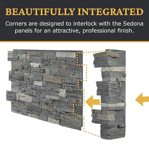AZ Faux High-Density Polyurethane Faux Stone Interlocking Outside Corner - Image 7