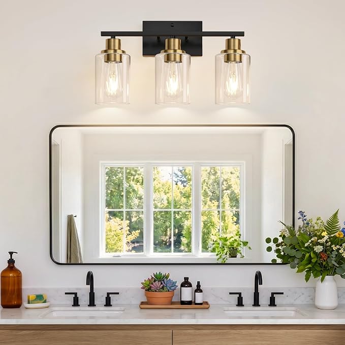 Indoi 3-Light Bathroom Light Fixtures, Bathroom Wall Lamp - Image 6