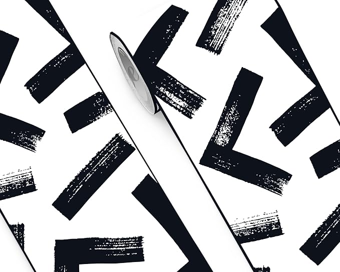 FLFK Black and White Design Wallpaper Border by FLFK