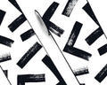 FLFK Black and White Design Wallpaper Border by FLFK