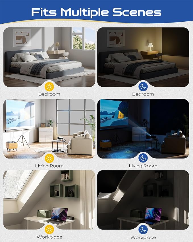 72" W x 60" L 100% Blackout Curtains, Total Darkness No-Drill Black Out Window - Image 6
