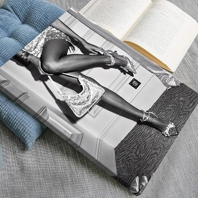High Fashion Poster Trendy Black and White Wall Art Retro Girl Room Decor - Image 2