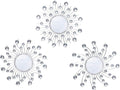 Mirror Wall Decor Metal Sun Mirror Home Decoration Wall Art Decorative Suitable by wotieuns