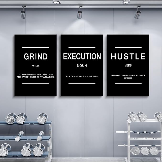 Framed Canvas Wall Art Success Quote, Office Wall Art, Positive Motivational - Image 3