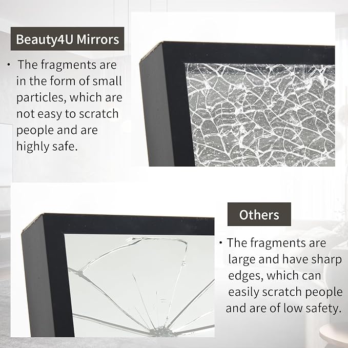 Beauty4U Full Length Mirror 76" x 34", Large Floor Mirror - Image 6